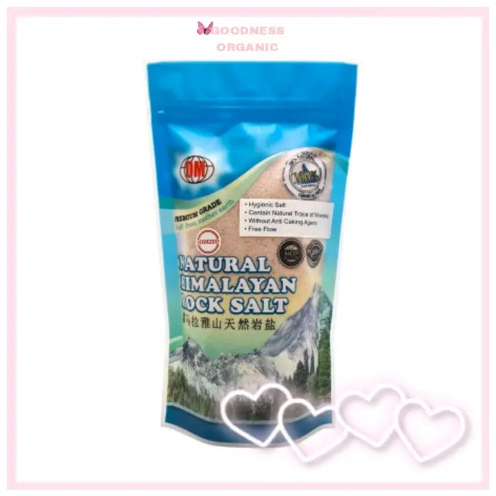 OM Natural Himalaya Rock Salt 500g 0