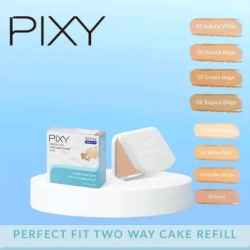 [ REFILL ] PIXY PERFECT FIT TWO WAY CAKE SPF 30 PA+++ 0