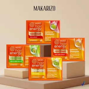 30PC MAKARIZO Hair Energy Fibertherapy Conditioning & Shampoo 10ml