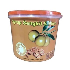 Syrup Sengkit & Plum 700gr Sirup Jeruk Sonkit Kietna Kasturi Seng Kit Kiamboi Khas Pontianak Minuman Segar Manis Asem