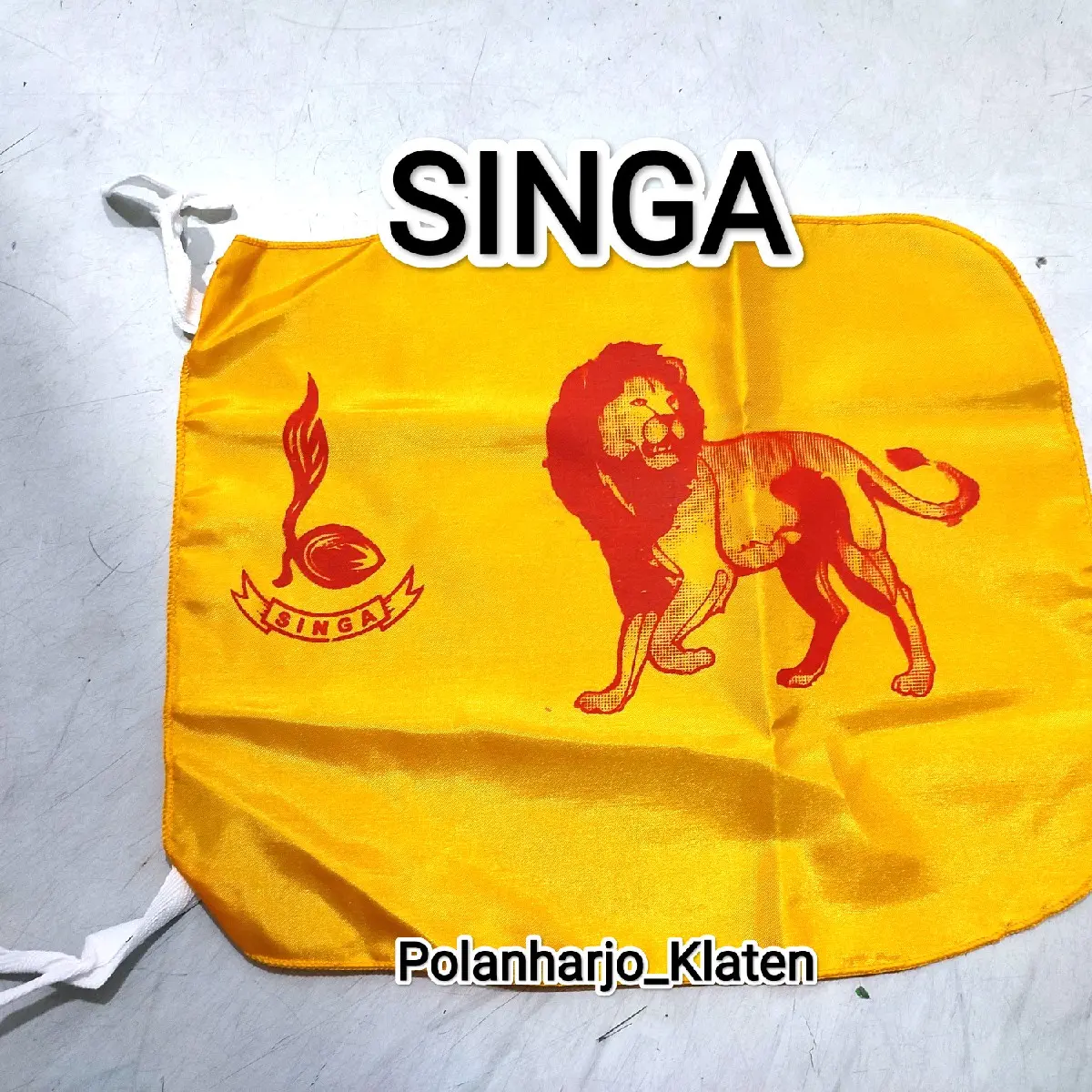 Bendera Regu Singa / Bendera Regu Pramuka Singa