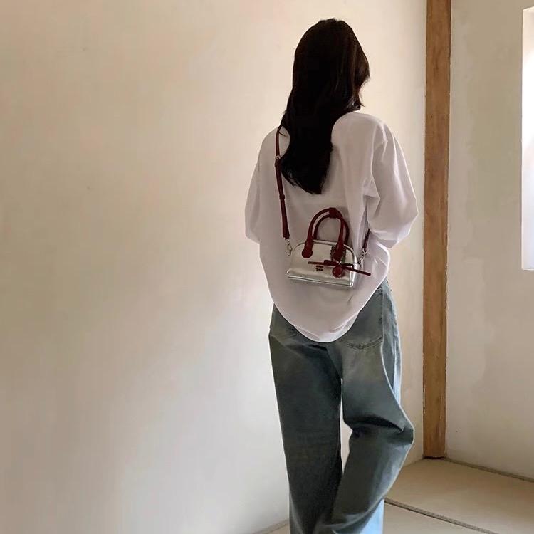 Túi xách nữ cầm tay đeo chéo chio phối màu sang chảnh ( Tặng Charm Ngọc) 2