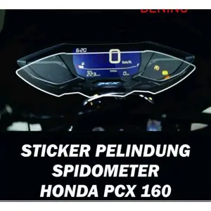 Stiker Pelindung Speedometer Honda PCX 160 Mika Transparan Tahan Gores Mudah Dipasang untuk Perlindungan Optimal dan Penampilan Asli