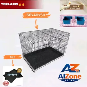 no Kandang Burung Umbaran Ukuran 60x40x50 & 45x30 Desain Nyaman untuk Burung Umbaran