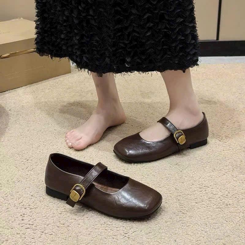  Bệt Shimie gót 2cm da mềm -MF571 QCfullbox-form chuẩn  