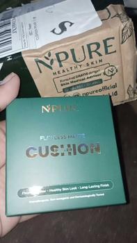 Product Review of 【Cushion】NPURE Centella Asiatica Flawless Matte Power Cushion / Cushion Kulit Jerawat / Skincare Infused /  Hypoallergenic / Dermatologically / Non-Acnegenic / Foundation Wajah / Concealer Berjerawat / Long Lasting from n**f 1