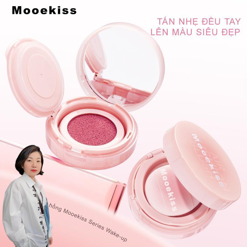  【TRANG BỐNG  NEW  Mooekiss Air Cushion Blush phấn má hồng cushion matte màu nude tự nhiên nhẹ nhàng không bóng dầu nhỏ gọn 3.2g*1 