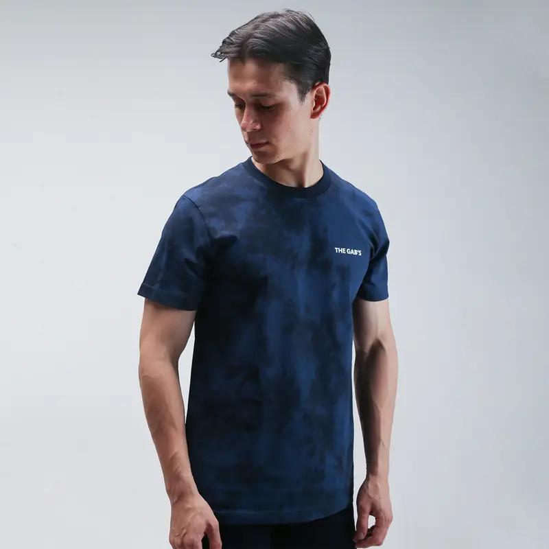 THE GAB'S / GABRIELLE KAOS LENGAN PENDEK REGULAR FIT ( BLACK / NAVY BLUE) 7