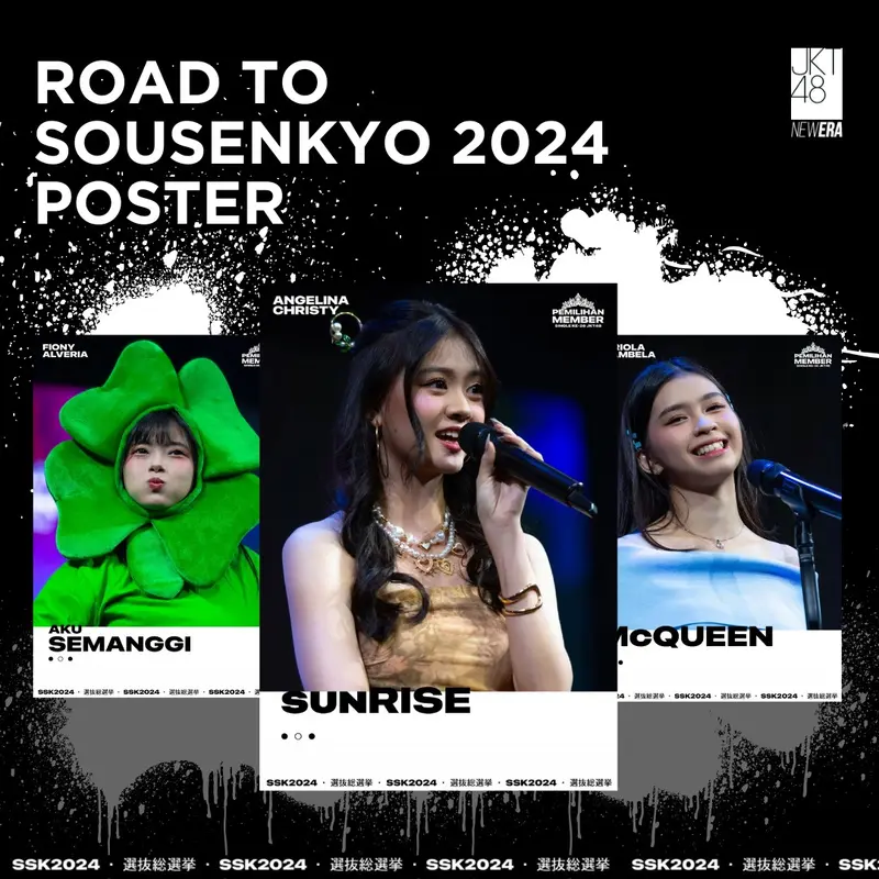Poster JKT48 Road To Sousenkyo 2024 Gambar HD 0