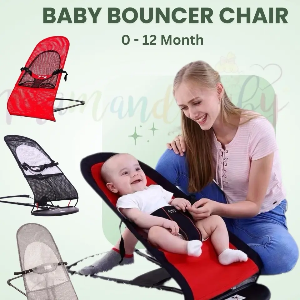 Baby Rocking Chair Baby Bouncer Baby Gear Chair Safety Seat Bounce Chair Breathable Soft Cotton Quality Fabric Jumpers