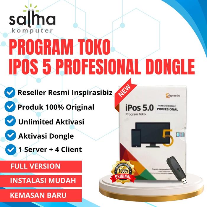 Gambar Program Toko IPos 5 Edisi Profesional Dongle dari Salmakomputer Kota Depok Tokopedia