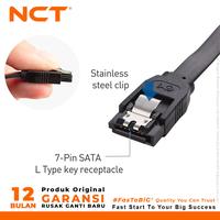 Gambar NCT Kabel Harddisk SATA 3 6 Gbps Hitam 39cm Flat dengan Klip Pengunci untuk SSD & HDD Garansi 12 Bulan - Black dari iTmallOnline Kota Semarang 3 Tokopedia