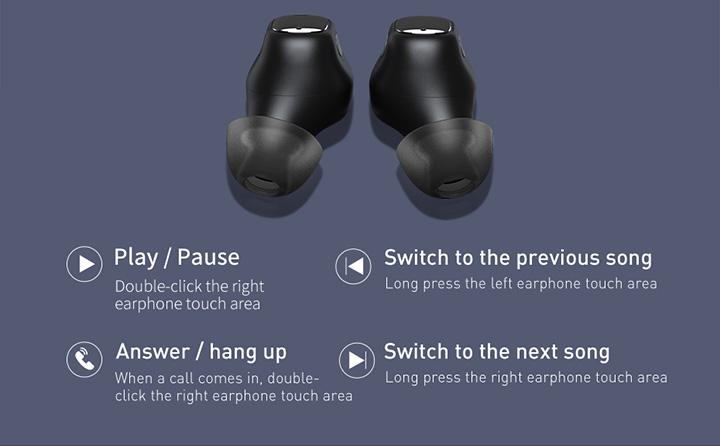 Product Introduction of Baseus Encok WM01 True Wireless Bluetooth Earphone Pengurangan Kebisingan Tahan Air Mini Earbuds TWS Headphones Biru 43