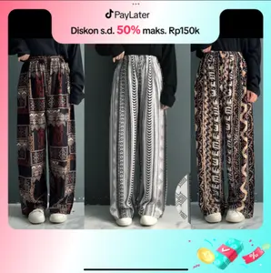 Celana Rayon Hommy Kallyoutfit Celana Panjang Kulot Adem Motif Wanita Katun Celana Rayon Hommy Kallyoutfit Celana Panjang Kulot Adem Motif Wanita Katun