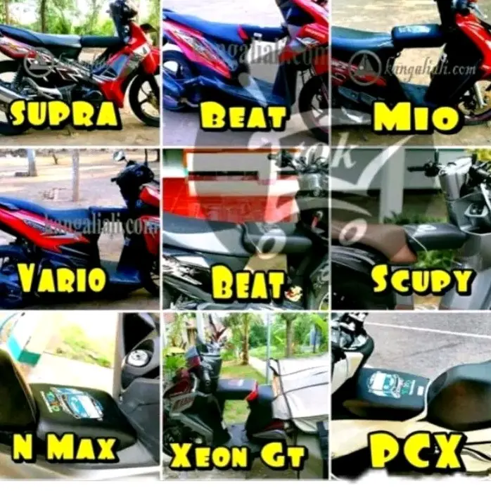 jok boncengan anak honda vario 125 150 karakter kartun 2