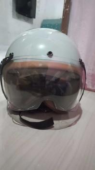 Product Review of HELM BOGO DEWASA KACA PILOT CLEAR MODEL HIJAB RETRO PRIA WANITA LIST BUSA COKLAT FULL LEHER SNI TERBARU MOTORCYCLE from F**8 0