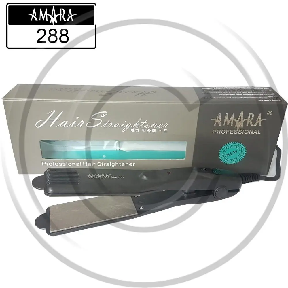 AM-288 / Catokan Rambut Amara 2in1 Proffesional Lurus & Curly tidak steker eu