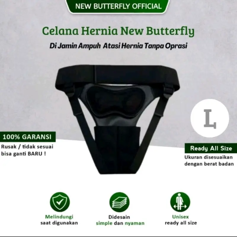 PROMO CELANA HERNIA MAGNETIK NEW BUTTERFLY MENYEMBUHKAN HERNIA TURUN BEROK TEDUN AMPUH DEWASA DAN ANAK-ANAK 3