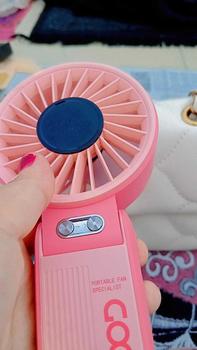 Product Review of GOOJODOQ GFS003 Folding Mini Fan 4000 MAH With Smart LED Screen Display 100 Level Speed - Kipas Mini from .**. 0
