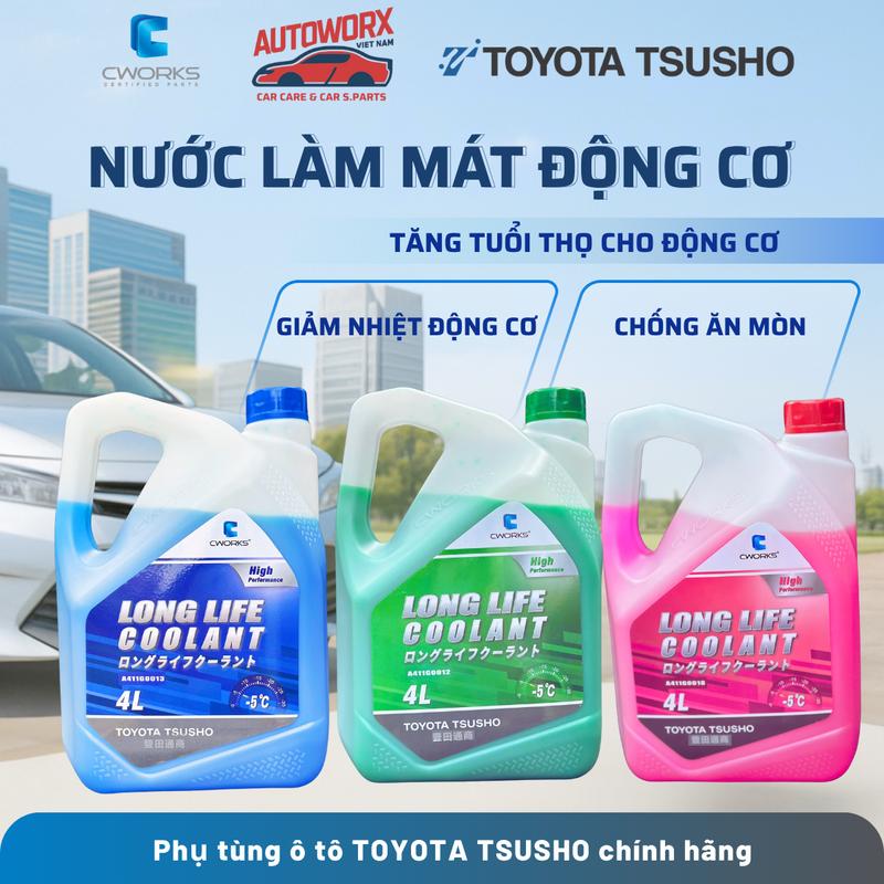 [Chính Hãng] Nước Làm Mát Dành Cho Động Cơ Ô Tô Chính Hãng CWORKS TOYOTA TSUSHO Chống Đông – Chống Sôi – Bảo Vệ Két Nước