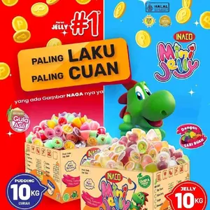 inaco jelly 1kg isi kurleb 63pcs an