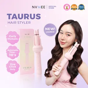 [NEW LAUNCH] - NVMEE - Taurus Hair Styler 2.0 | Catokan Keriting Otomatis 32mm
