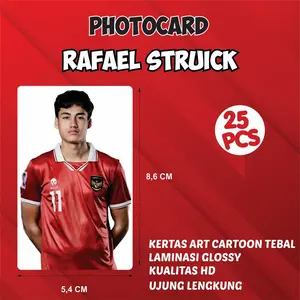 Photocard Rafael Struick Timnas Isi 25 Pcs