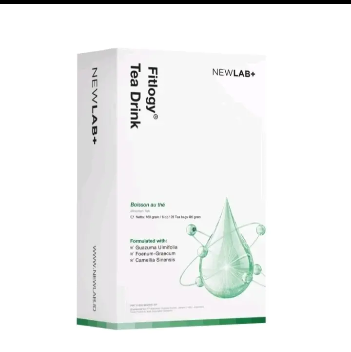 NewLab fitlogy tea drink minuman teh hijau 100% original