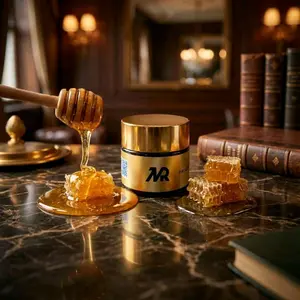 Madu serbuk alami Isi 5 - Terdiri dari madu bubuk alami, jahe, herbal