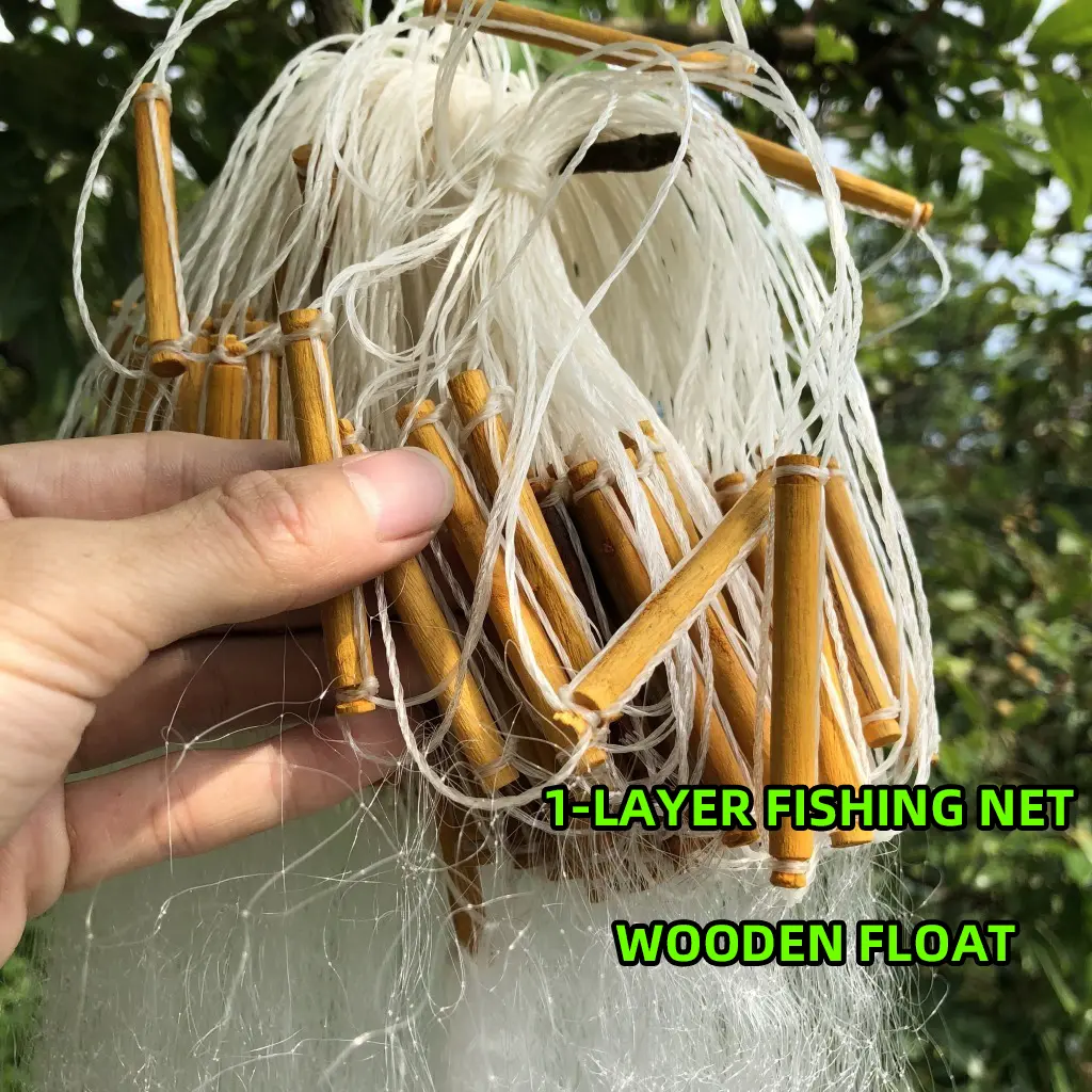 Ready to Use 3Layer Fishing Net Floating Net Sticky Net Fishing 50M-70M  Float Lambat White Nylon Line Long Fishing Nets are Suitable For Capturing  Various Types of Fish - TikTok Shop Philippines