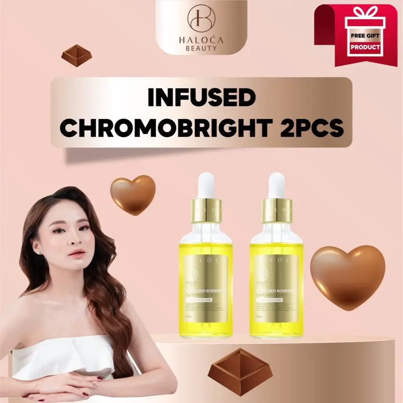 [ HALOCA BEAUTY ] 13.6 (2PCS) lnfused Chromosome B0oster Whltenlng Essence FOR BARU NICINAMIDE 5% 1