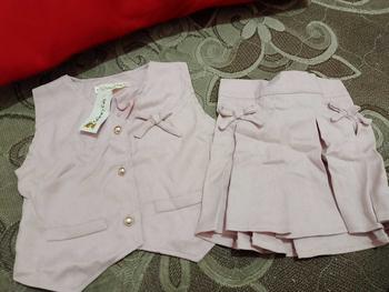 Product Review of { Calibrary } Jennie Set 1 - 4 tahun | One Set Vest and skirt | setelan anak perempuan | Fashion anak perempuan | setelan Rok anak perempuan from r**a 0