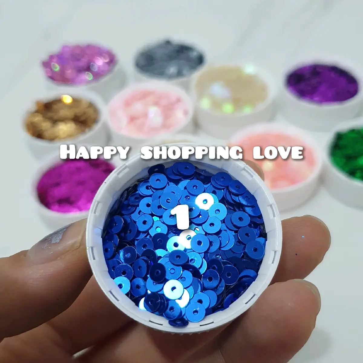 RAMBOCI PIRING BULAT rata PAYET MANIK SEQUIN 10gram 4mm Benang kerajinan tangan gaun kebaya dress Aksesoris Lem