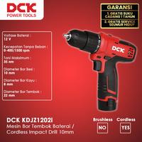 Gambar DCK KDJZ1202iE Mesin Bor Tembok Baterai / Cordless Impact Drill 10mm dari Drill&Co Kota Administrasi Jakarta Barat 2 Tokopedia