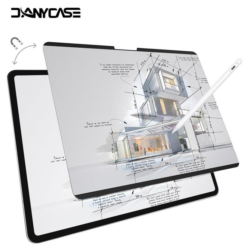 Bảo vệ màn hình máy tính bảng Phim mờ giống như giấy Có Thể Tháo Rời phim thu hút Giấy Giống Như miếng dành cho iPad 5/6/7/8/9/10/11th Pro 10.5/11/12.9/13 Air 4/5/6 Samsung Tab S6 Lite/A7/A8/A9/A11 Plus S7/S8/S9/S10/S11 FE Plus Có dán màn hình iPad