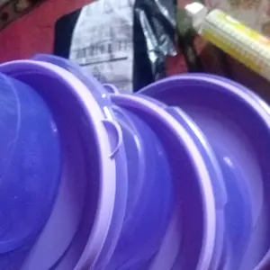 Calista Honey Set 4 Pcs - Satu Set Dapatkan 4 Toples Kontainer Makanan dengan 4 Ukuran Berbeda 3L 2L 1L 0.5L Diameter 210 180 150 120 Tinggi 118 115 90 68 mm.