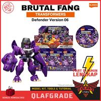 Gambar Blokees Brutal Fang TRANSFORMERS Defender Version 06 - Blind Box model kit action figure mainan robot - 1 Pcs dari Wahkhilaf Kota Surabaya 1 Tokopedia