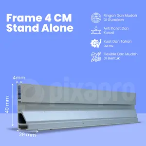 FRAME ALUMINIUM 4CM STAND ALONE