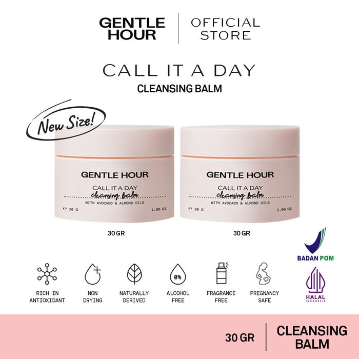 Gambar Gentle Hour Cleansing Balm CALL IT A DAY 30 gram (Twin Pack) dari Gentle Hour Kota Administrasi Jakarta Selatan Tokopedia