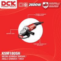 Gambar DCK Mesin Gerinda Tangan 7 Inch / Mesin Gerinda Listrik 7" / Gerinda Tangan 2600 Watt / Grinda 7 Inch / Angle Grinder KSM180SH dari DCK Power Tools Indonesia Kota Administrasi Jakarta Barat 4 Tokopedia