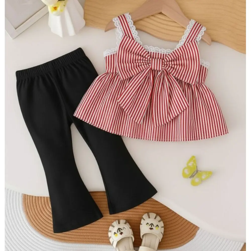 SET MERAH + CELANA HITAM