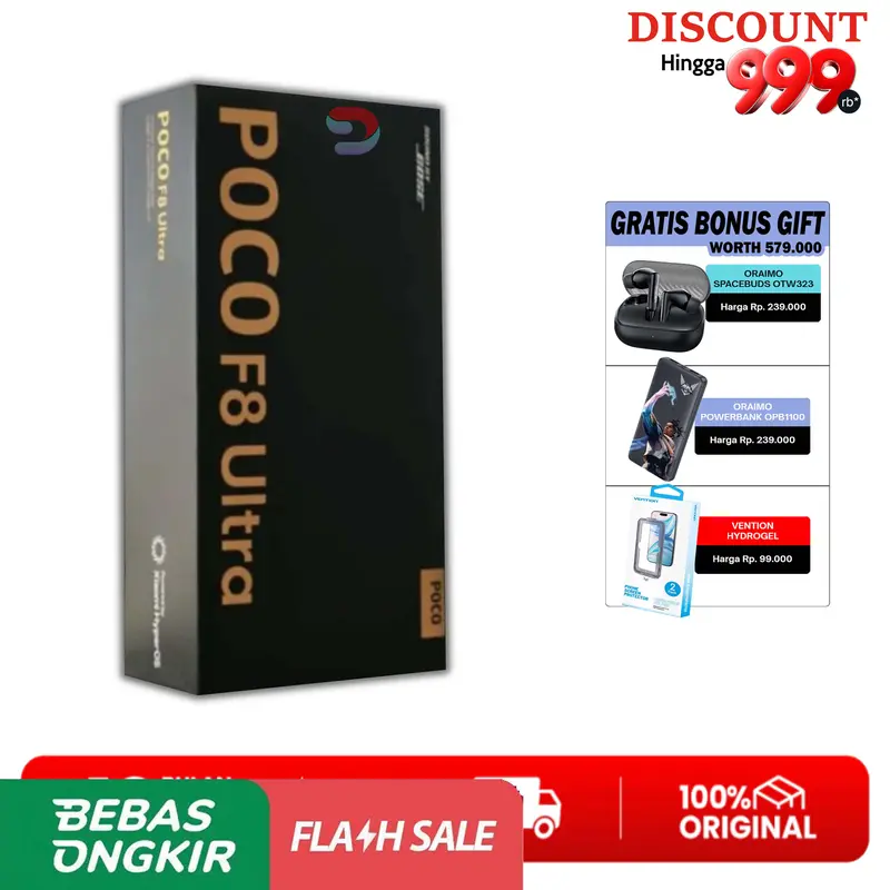 Xiaomi POCO F8 Pro / F8 Ultra RAM 12GB 16GB ROM 512GB Garansi Resmi Indonesia
