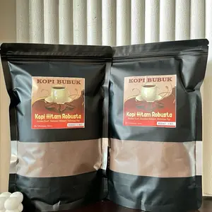 2 KG KOPI BUBUK HITAM ROBUSTA KOPI TRADISIONAL ENAK NIKMAT, Pahitnya Pas, Aroma kopinya kuat