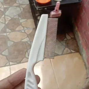 Sisir Karet Oval Sisir Mandi Hewan Peliharaan Kucing Anjing Sisir Karet Mandi Pet Grooming Brush