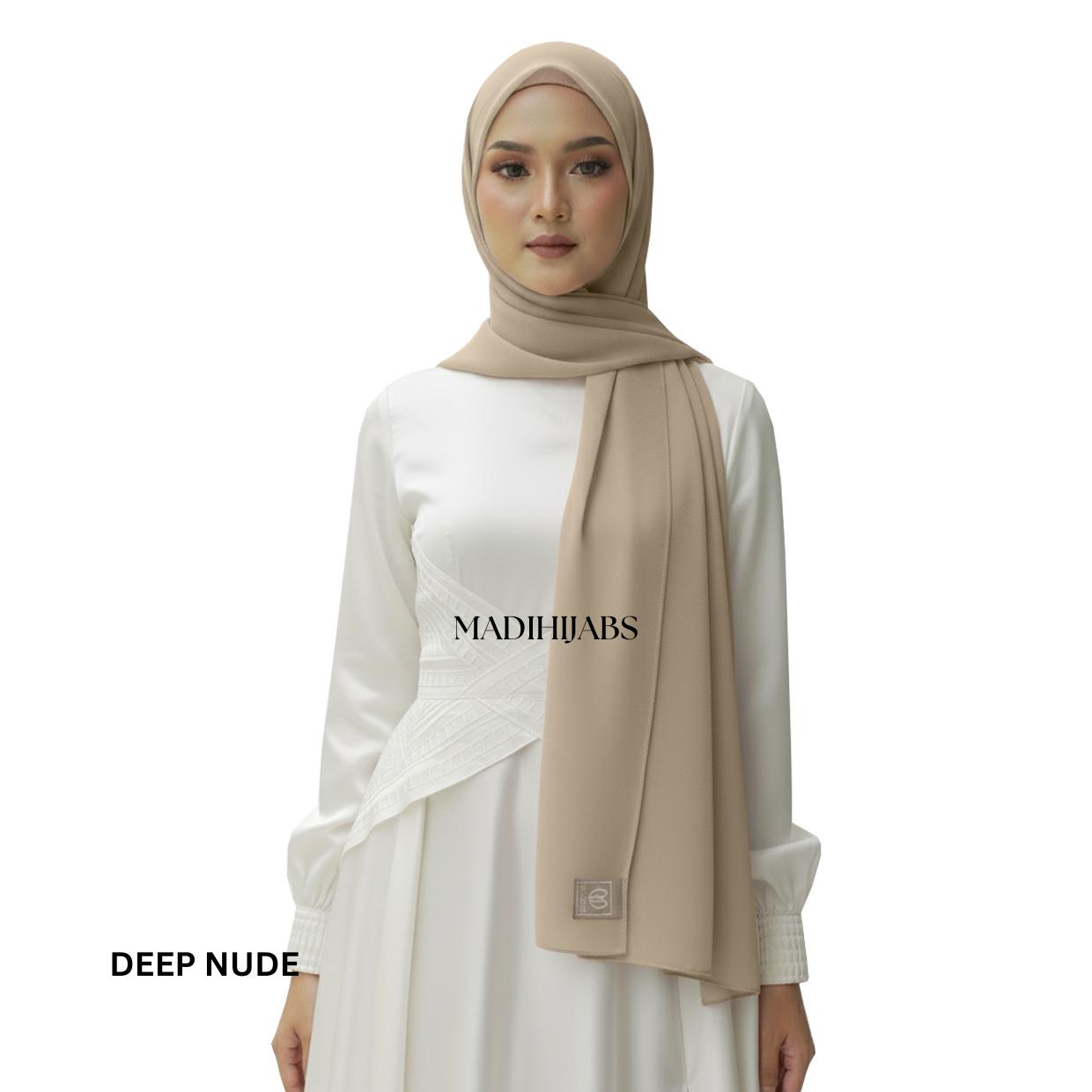 SHAWL CHIFFON BRAND MADIHIJABS ผ้าชีฟองพันยาว chiffon