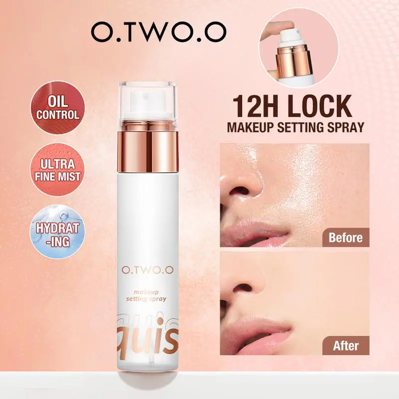 O.TWO.O Setting Spray For Makeup Moisturizing Lasting Makeup Finishing Spray Instant Film Formation Make Up Lock Spray