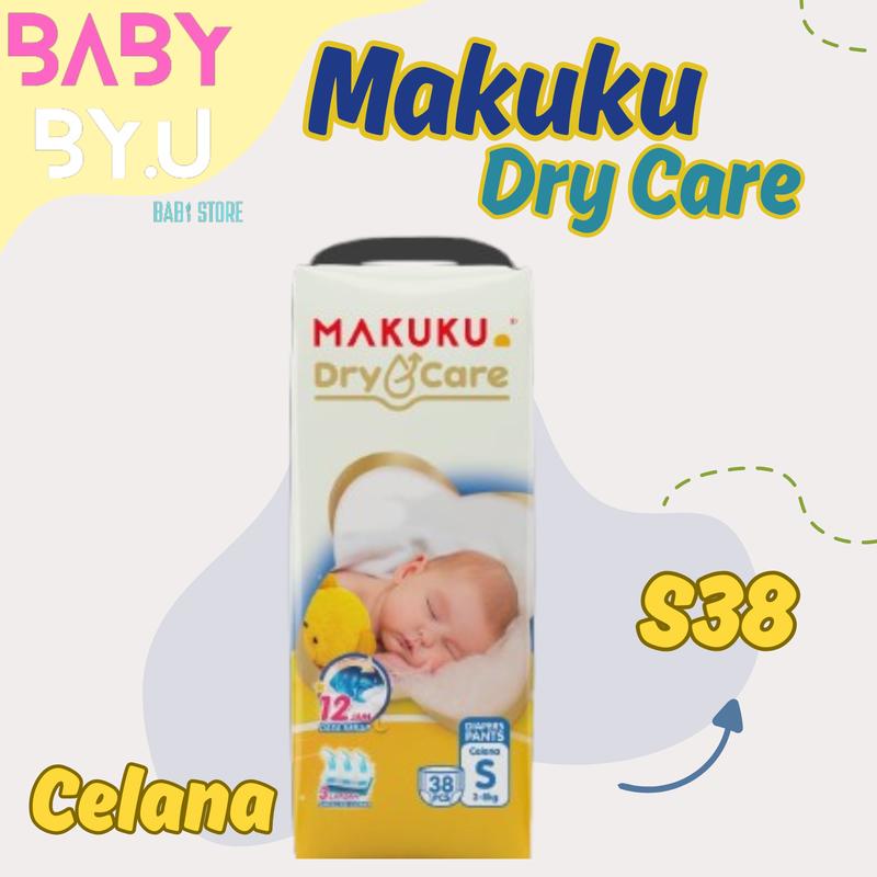 MAKUKU DRY CARE JUMBO DIAPERS PANTS NBSS Popok 6