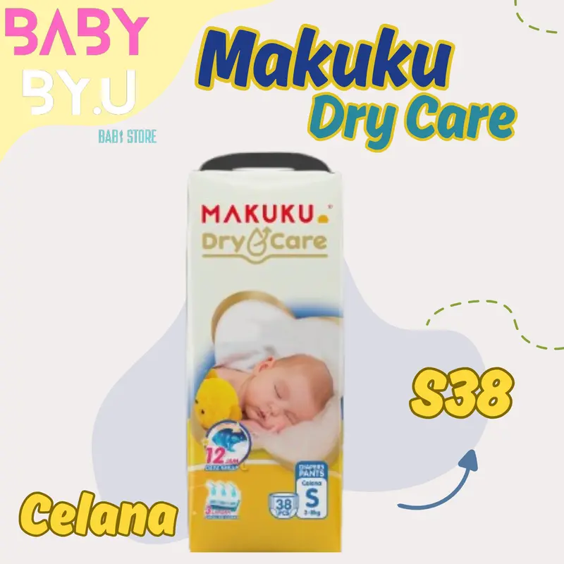 MAKUKU DRY CARE JUMBO DIAPERS PANTS NBSS Popok 6