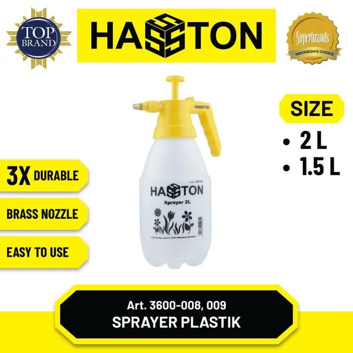 NEW PRODUK HASSTON SPRAYER PLASTIK 2000ML / SEMPROTAN HAMA DISINFEKTAN (3600-008)