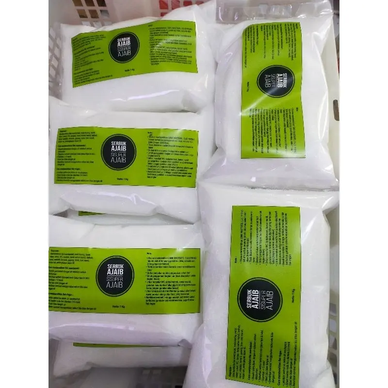 Serbuk Ajaib 1 Kilogram | Serbuk Ajaib kiloan Viral Pembersih serbaguna kemasan Refill Plastik dan Botol | Pembersih keramik Ember toliet kamar mandi bubuk 1